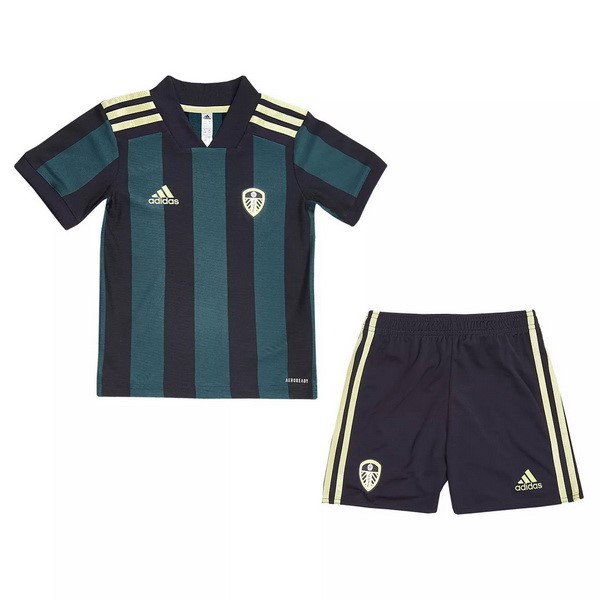 Camiseta Leeds United Segunda equipo Camiseta Niño 2020-21 Verde